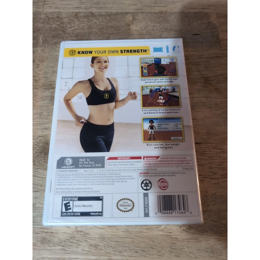 Gold's Gym Cardio Workout Nintendo Wii Brand New Factory‎ Sealed & Wii Fit